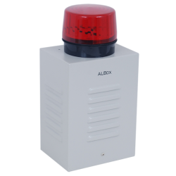 Albox MBS20 Metal Box Siren with Strobe Light